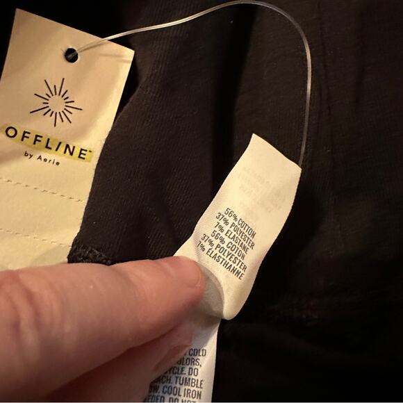 Offline by Aerie OG Super Flare Fold Over High Rise Leggings Pants Sz M NEW - Picture 6 of 8